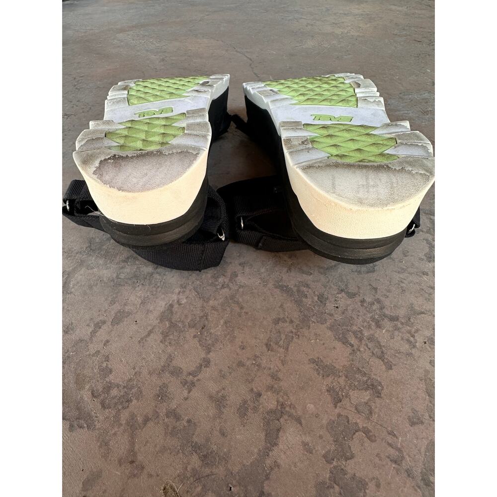 Teva Jadito Black Platform Sandals size 10 - Picture 10 of 11